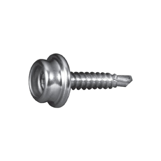 Self-drilling screw with snap button 5/8