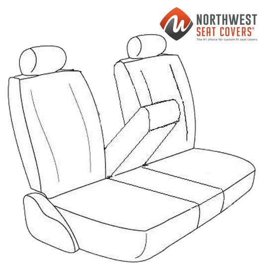 Couvres sièges noir avant Chevrolet/GMC Silverado/Sierra 2019-2022